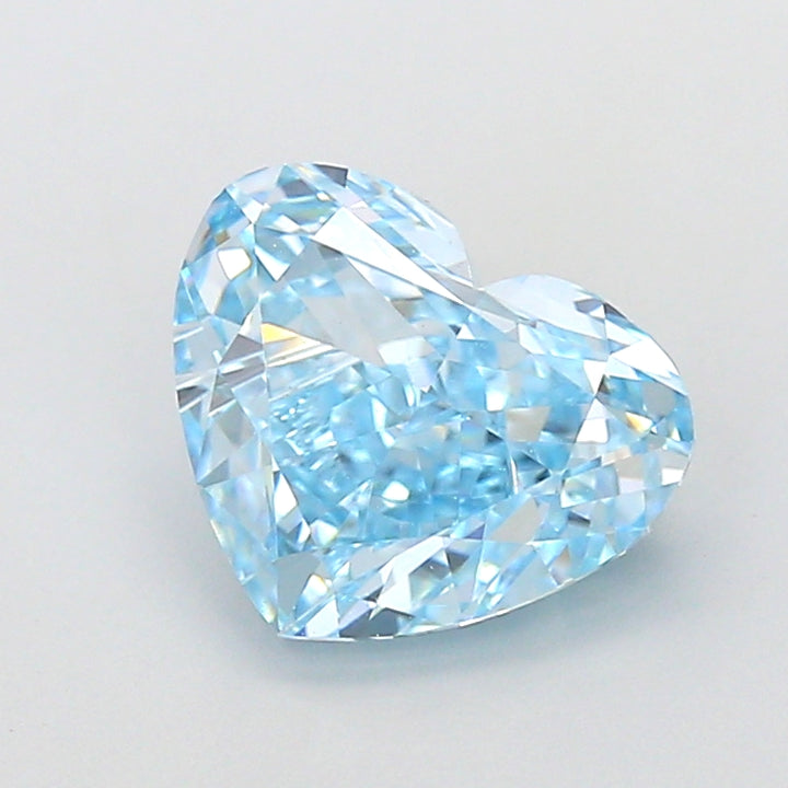 DovEggs 3.01ct heart fancy vivid blue VVS2-LAB GROWN DIAMOND-EVD821695047