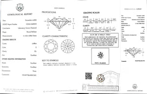 Doveggs 5.08ct round E color SI1 Clarity Excellent cut lab diamond stone(certified)