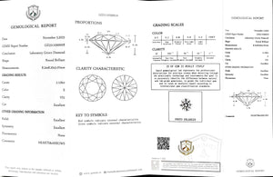 Doveggs 2.12ct round E color VS1 Clarity Excellent cut lab diamond stone(certified)