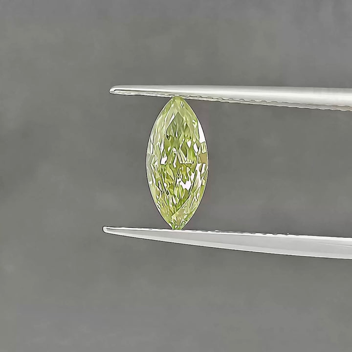 DovEggs 1.08ct marquise fancy vivid green VS1-LAB GROWN DIAMOND-K27244