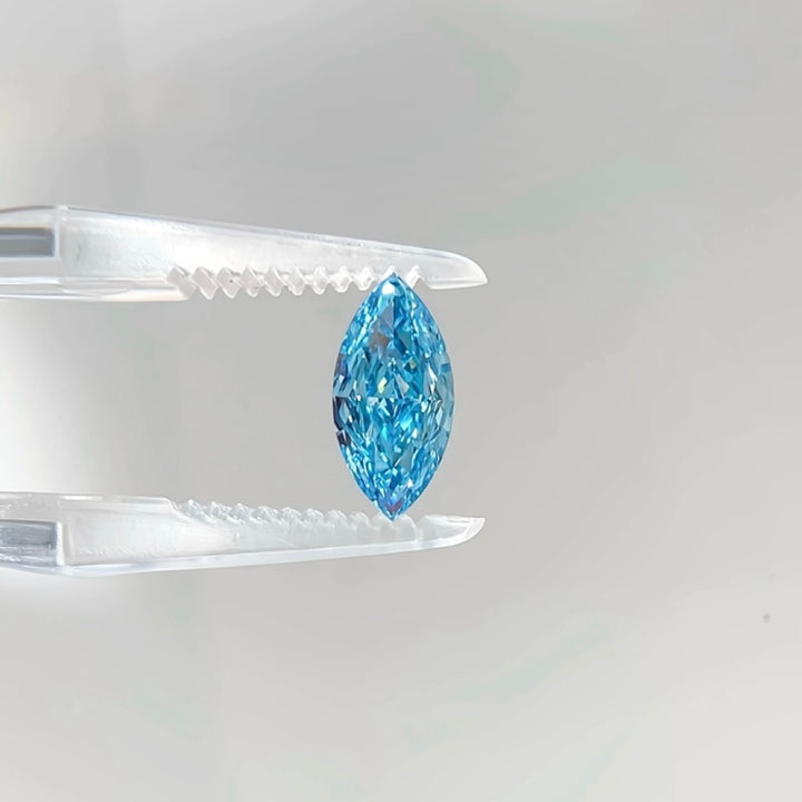 DovEggs 1.14ct marquise fancy vivid blue VS2-LAB GROWN DIAMOND-EVD813660930