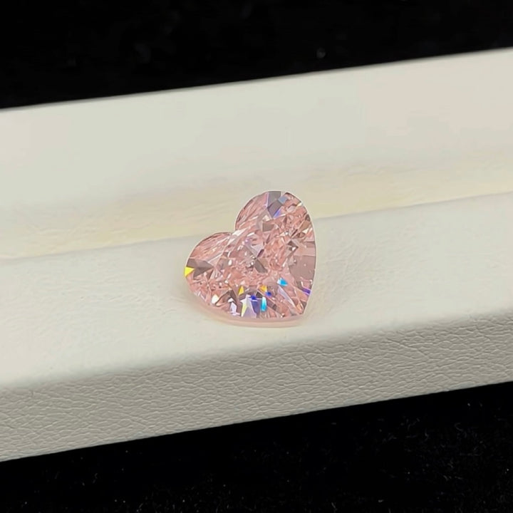 DovEggs 3.40ct heart fancy vivid pink VVS2-LAB GROWN DIAMOND-EVD709537545