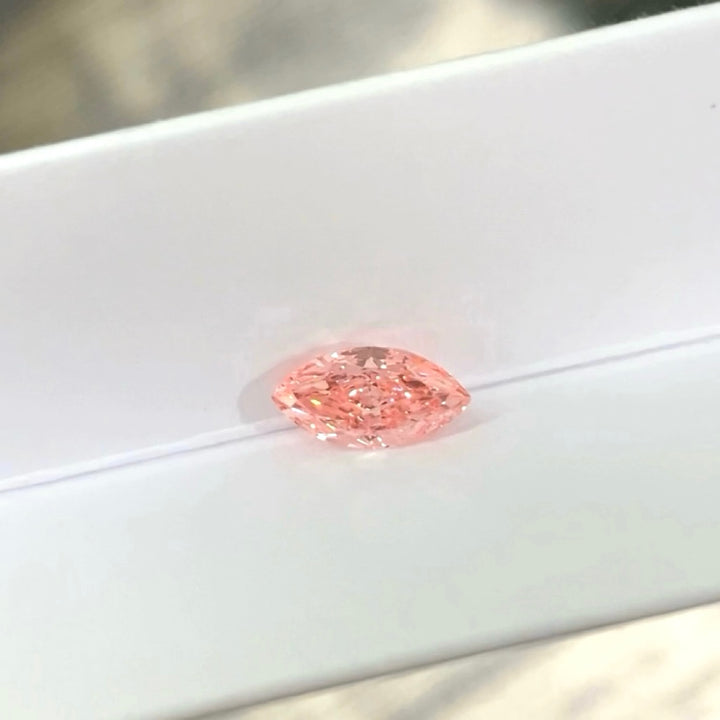 DovEggs 1.03ct marquise fancy vivid pink VVS2-LAB GROWN DIAMOND-EVD797638997