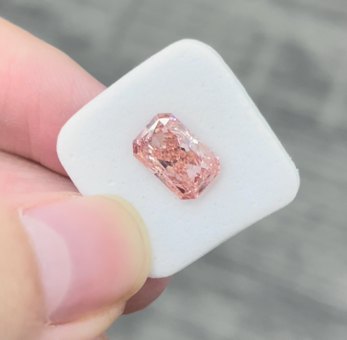 DovEggs 2.13ct radiant fancy vivid pink VS1-LAB GROWN DIAMOND-EV679506477