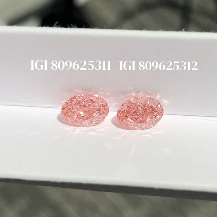 DovEggs 1.06ct oval fancy vivid pink VVS2-LAB GROWN DIAMOND-EVD809625312