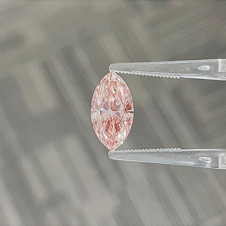 DovEggs 2.51ct marquise fancy vivid pink VS1-LAB GROWN DIAMOND-K27243