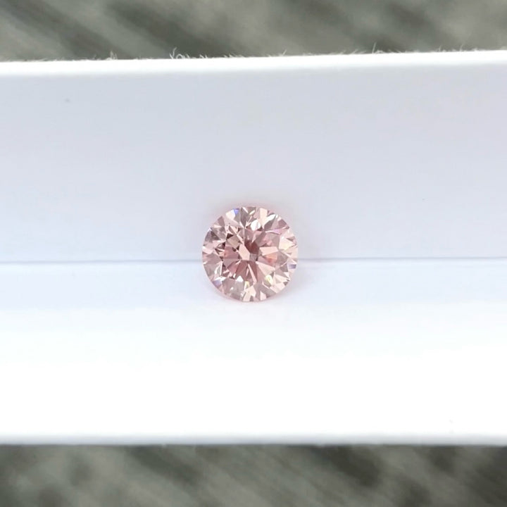 DovEggs 1.06ct round fancy vivid pink VS1-LAB GROWN DIAMOND-EVD795630998