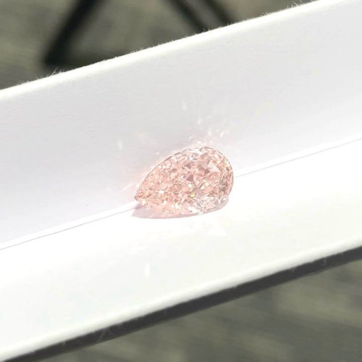 DovEggs 2.00ct pear fancy vivid pink VS1-LAB GROWN DIAMOND-EVD816610283