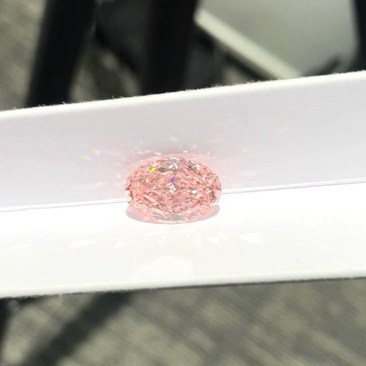 DovEggs 3.75ct oval fancy vivid pink VVS2-LAB GROWN DIAMOND-EVD801683162