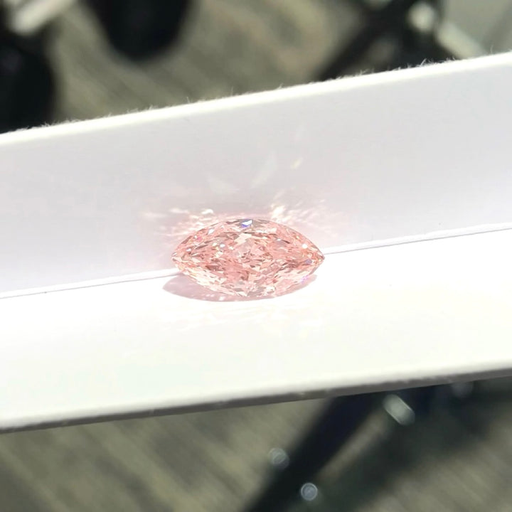 DovEggs 3.01ct marquise fancy intense pink VS1-LAB GROWN DIAMOND-EVD828654511
