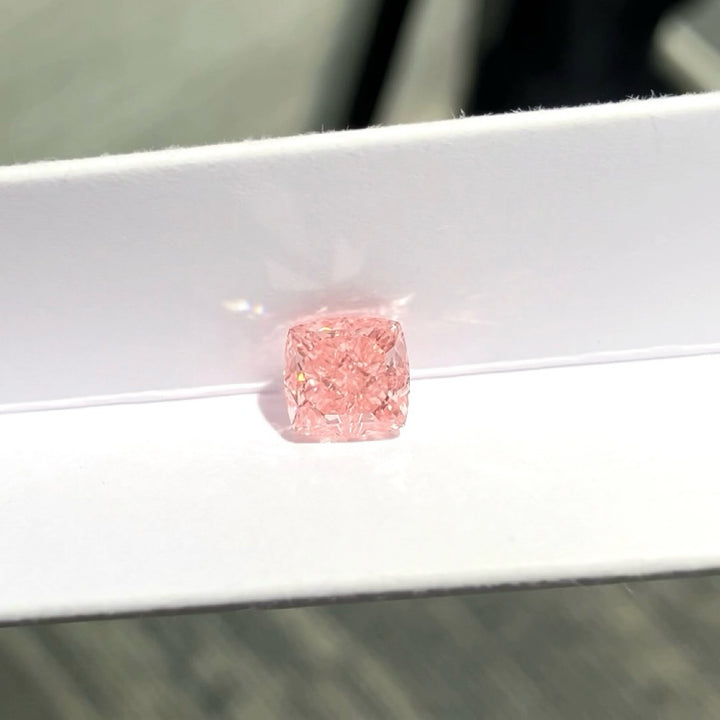 DovEggs 2.03ct cushion fancy vivid pink VS1-LAB GROWN DIAMOND-EVD826669198