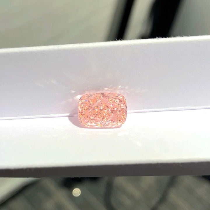 DovEggs 3.07ct cushion fancy vivid pink VVS1-LAB GROWN DIAMOND-EVD818617107