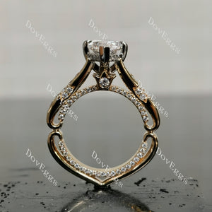 Ally Pear Lab Grown Diamond Engagement Ring
