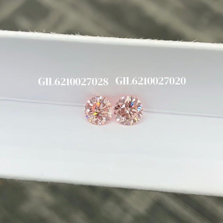 DovEggs 0.51ct round fancy intense pink VS1-LAB GROWN DIAMOND-EVD6210027028