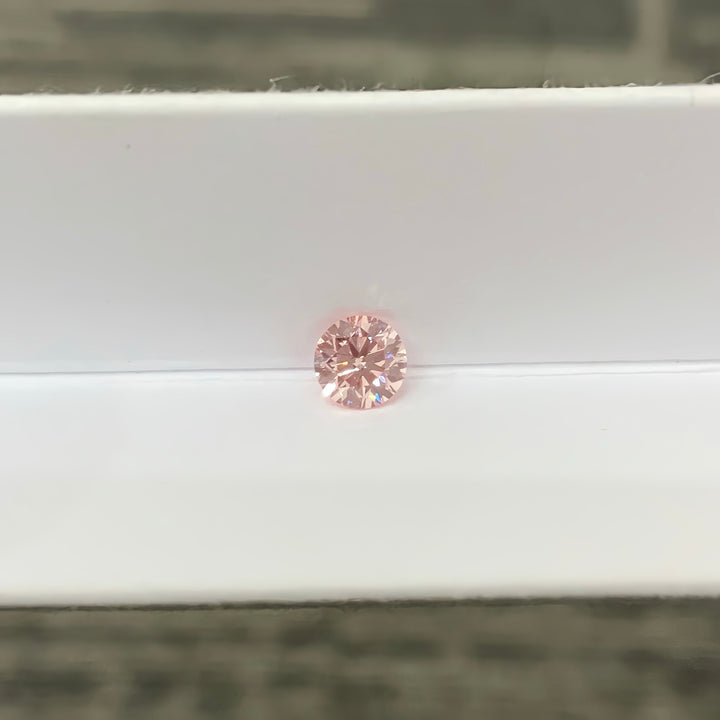 DovEggs 0.52ct round fancy vivid pink VS2-LAB GROWN DIAMOND-EVD6210027022