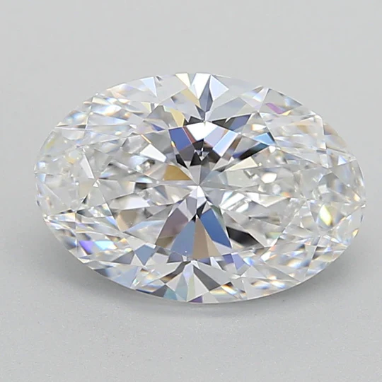 DovEggs 1.5ct Oval Cut Lab Diamond Guaranteed D-G Color VS Clarity and above, Excellent to ldeal Cut (Certified)