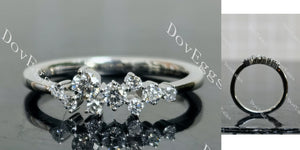 ound pave moissanite/ lab grown diamond accents