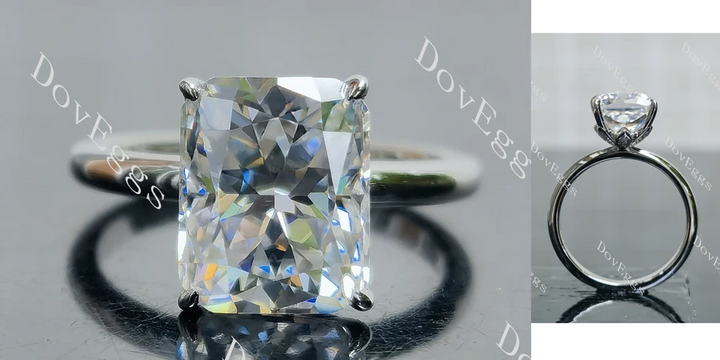 Doveggs solitaire torus engagement ring semi-mount only(Exclusively to DovEggs stones) - DovEggs-Seattle