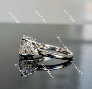 Doveggs side stones engagement ring only semi-mount only(Exclusively to DovEggs Stones)