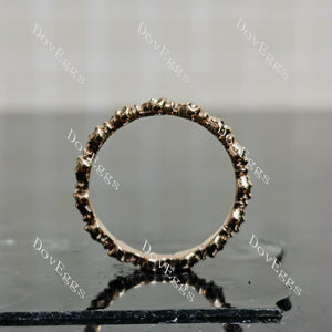 Group order mini skull eternity band-3.0mm band width