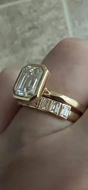Layaway for the lab diamond( final payment)+ Setting 14k YG Size 7