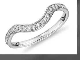 Wedding band of 39191 ring