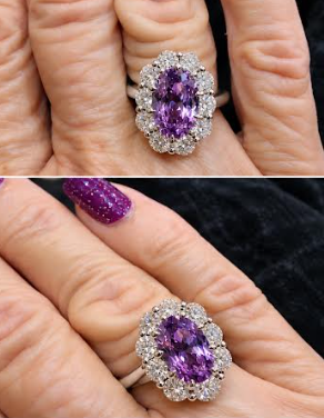 Ring semi mouth for halo ring
