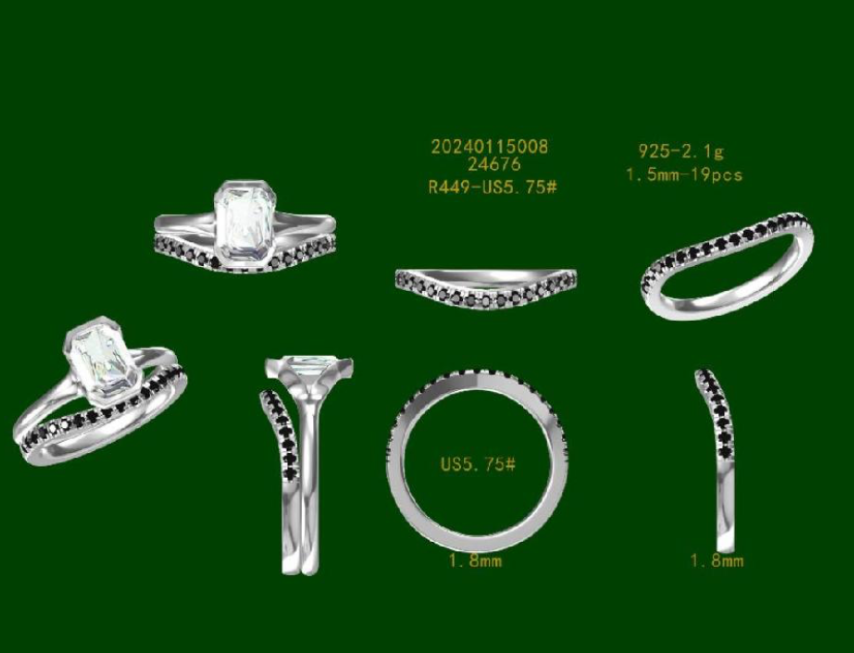 wedding band of 24676