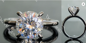 Customization of 23577 stone (2.681ct round)