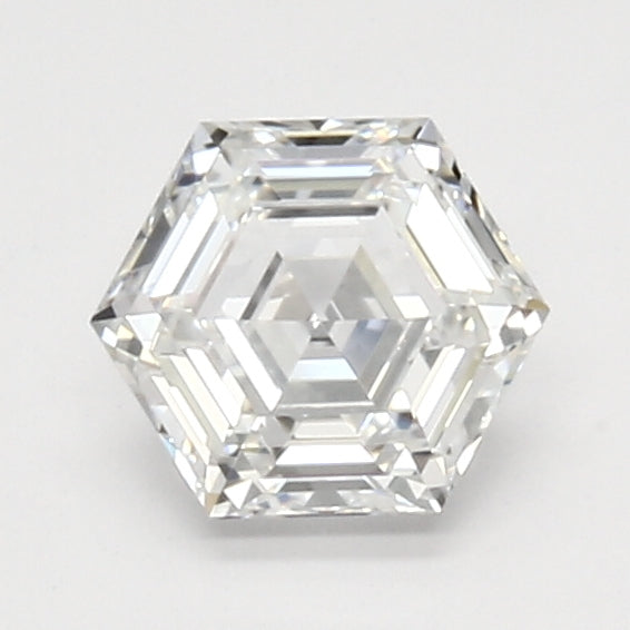 DovEggs 1.030ct Hexagon F VS1-LAB GROWN DIAMOND-LEK74A180