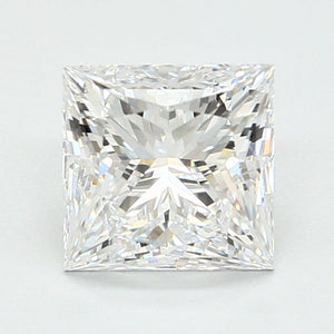 DovEggs 3.240ct Princess E VS1-LAB GROWN DIAMOND-LEC10T2