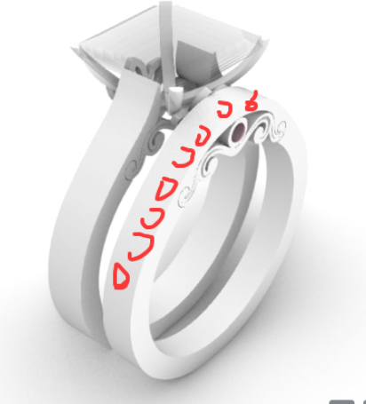 Customization 3 rings for matt_2080@hotmail.com