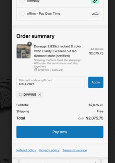 Layaway payment for Lisa (50  20  30)