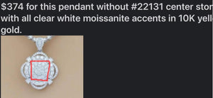 pendant setting of 22131