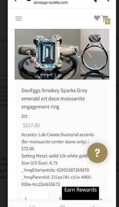 Ring set semi mount for coleenlafleur16@gmail.com