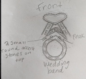Wedding band of 25633