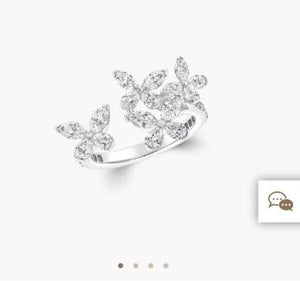 Customization for butterfly ring