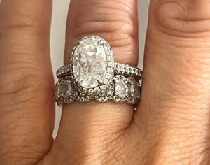 Replacement wedding band of 18075 ring