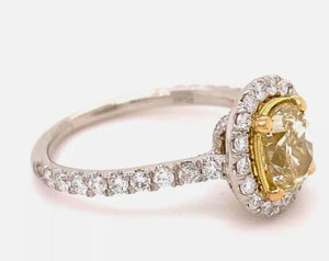 Customization semi mount for  8.99 x 6.45 x 4.5mm oval stone from client