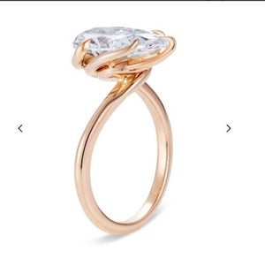 Customization pear ring