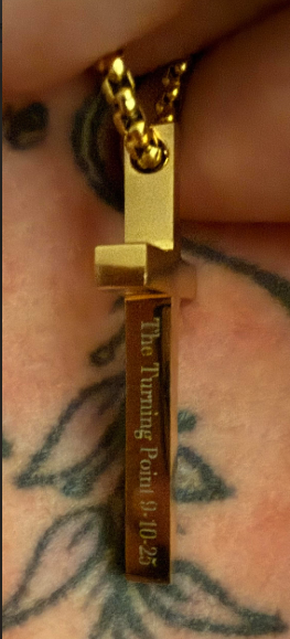Customization of cross pendant
