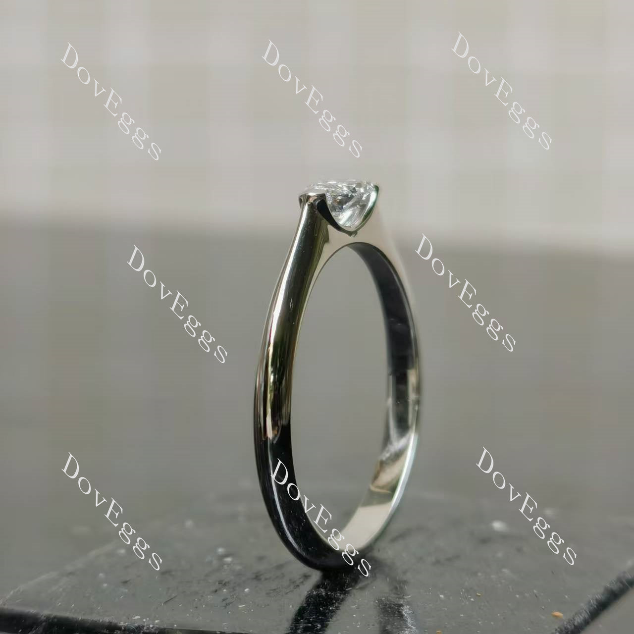 moissanite sterling silver rings