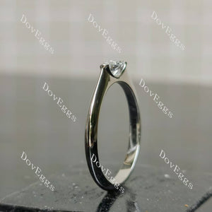 moissanite sterling silver rings