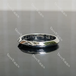 2.0mm ultra-thin ring design plain wedding band|Doveggs