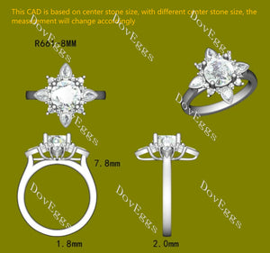 10K/14K/18K Gold or Platinum Lab Grown Diamond Solitaire Ring | DovEggs