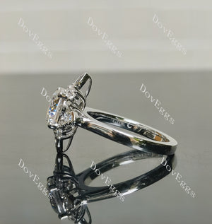 Doveggs moissanite sterling silver rings