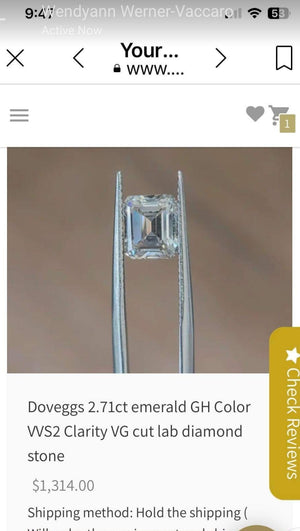 Layaway for loose diamond(30,70)