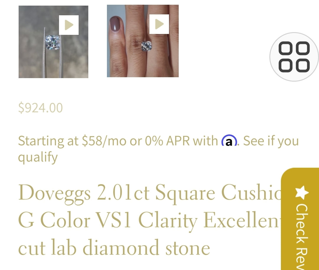 Layaway of final sale stone( discount applied)