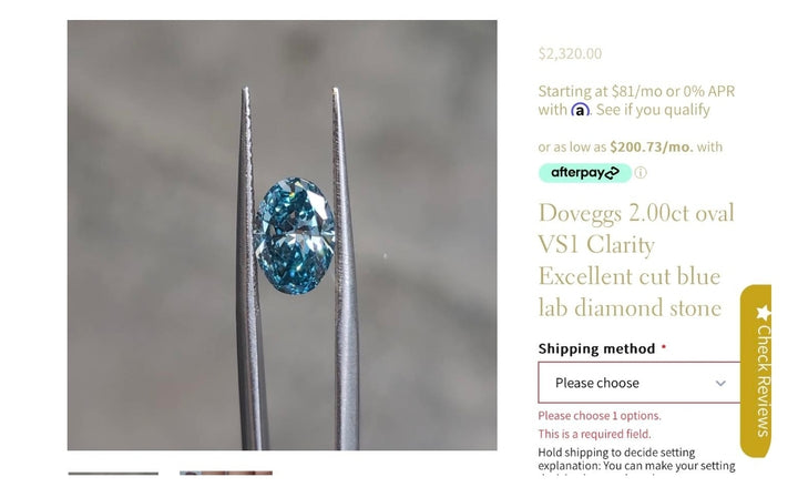 First layaway 30% on Stone ( With review needed, 20% off discount applied) - DovEggs-Seattle