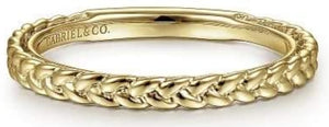 Custom Payment link for Wendyann in 14k YG 2mm band width